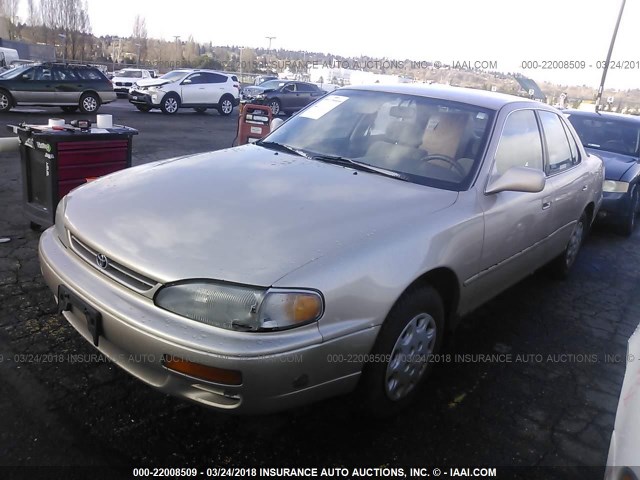 4T1BG12K9TU795924 - 1996 TOYOTA CAMRY DX/LE/XLE Champagne photo 2