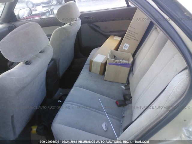 4T1BG12K9TU795924 - 1996 TOYOTA CAMRY DX/LE/XLE Champagne photo 8