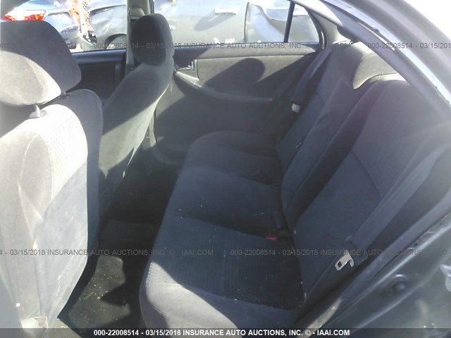 1NXBR32E55Z515371 - 2005 TOYOTA COROLLA CE/LE/S GRAY photo 8