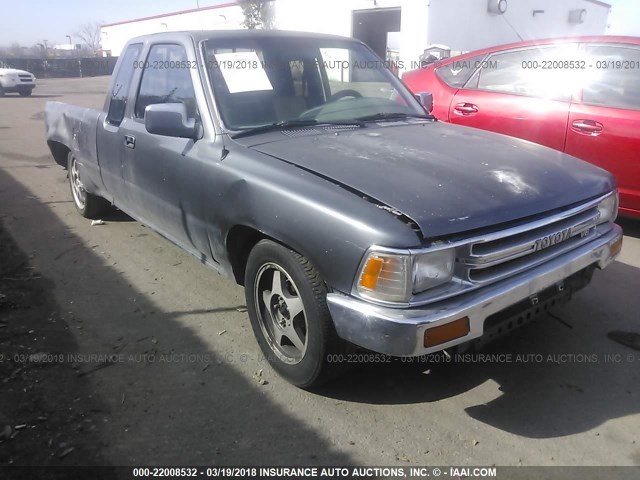 JT4VN93G7L5007104 - 1990 TOYOTA PICKUP 1/2 TON EX LONG WHLBS SR5 GRAY photo 1