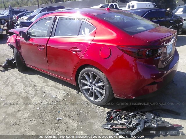 3MZBN1W36JM158498 - 2018 MAZDA 3 GRAND TOURING RED photo 3