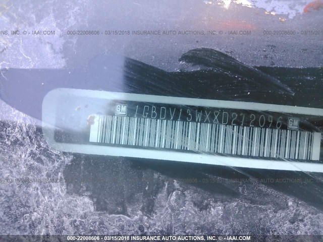 1GBDV13WX8D212096 - 2008 CHEVROLET UPLANDER INCOMPLETE 白色 照片 9