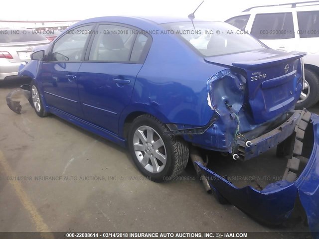 3N1AB61E19L681185 - 2009 NISSAN SENTRA 2.0/2.0S/2.0SL BLUE photo 3