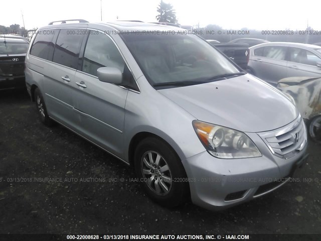 5FNRL3H74AB079144 - 2010 HONDA ODYSSEY EXL SILVER photo 1