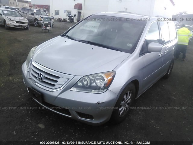 5FNRL3H74AB079144 - 2010 HONDA ODYSSEY EXL SILVER photo 2