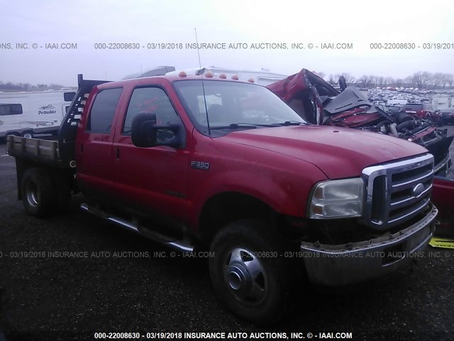 1FTWW33F73EA74288 - 2003 FORD F350 SUPER DUTY RED photo 1