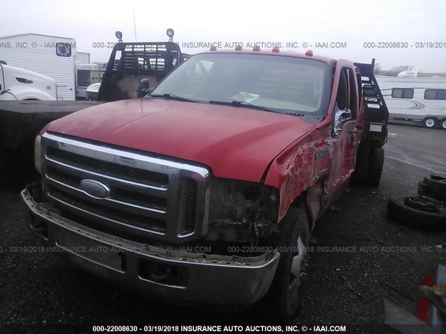 1FTWW33F73EA74288 - 2003 FORD F350 SUPER DUTY RED photo 2