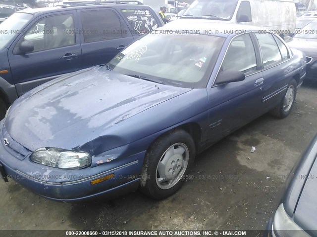 2G1WL52M5W1107548 - 1998 CHEVROLET LUMINA LS BLUE photo 2