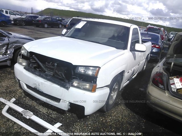 1GCEC14V5YZ242590 - 2000 CHEVROLET SILVERADO C1500 WHITE photo 2