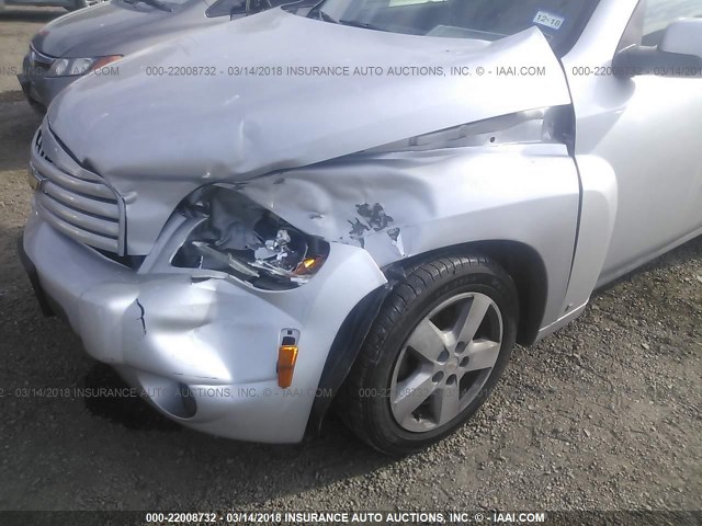 3GNBABDB6AS528351 - 2010 CHEVROLET HHR LT SILVER photo 6