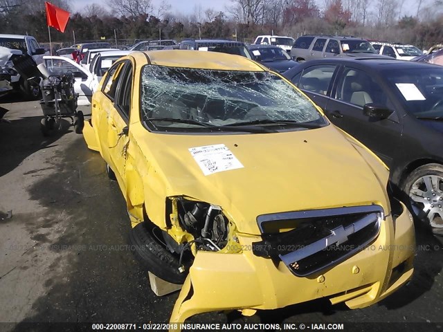 KL1TD5DE5BB160703 - 2011 CHEVROLET AVEO LS/LT 黄色 照片 6