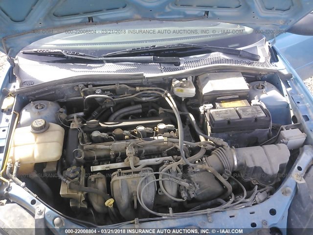 1FAFP34N57W356566 - 2007 FORD FOCUS ZX4/S/SE/SES GRAY photo 10