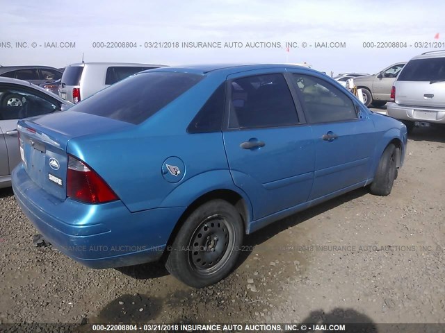 1FAFP34N57W356566 - 2007 FORD FOCUS ZX4/S/SE/SES GRAY photo 4