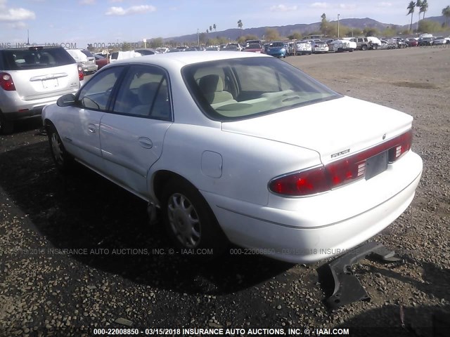 2G4WS52M7X1535838 - 1999 BUICK CENTURY CUSTOM WHITE photo 3