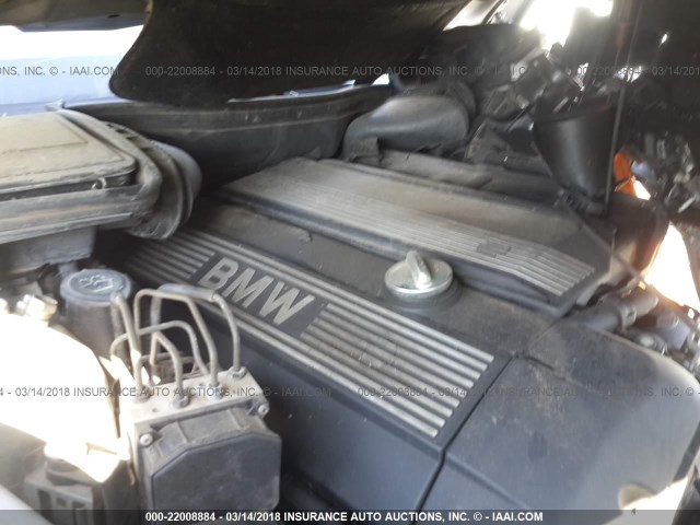 WBADT43493GY98525 - 2003 BMW 525 I AUTOMATIC GRAY photo 10