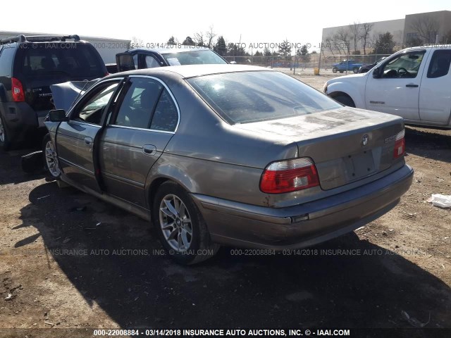 WBADT43493GY98525 - 2003 BMW 525 I AUTOMATIC GRAY photo 3