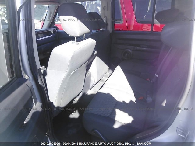 1J8HH48K48C114675 - 2008 JEEP COMMANDER SPORT Plata foto 8