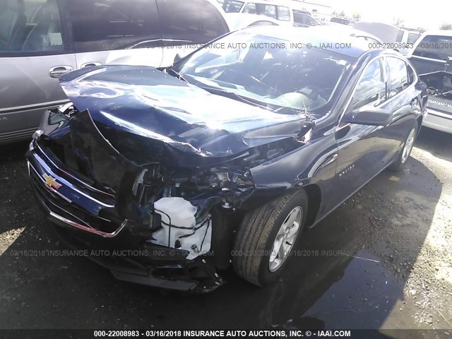 1G1ZB5ST7HF286758 - 2017 CHEVROLET MALIBU LS 蓝色 照片 2