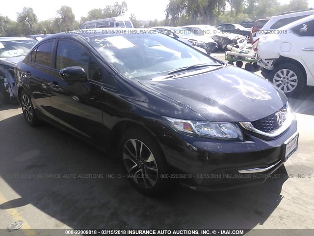 19XFB2F84EE209074 - 2014 HONDA CIVIC EX BLACK photo 1