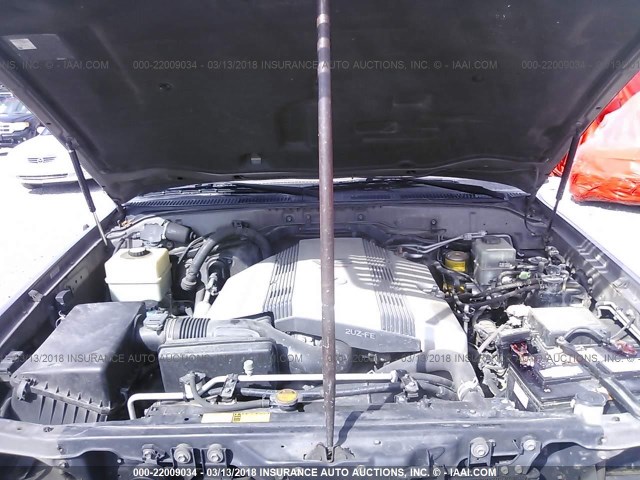 JT6HT00W9Y0115777 - 2000 LEXUS LX 470 Champagne photo 10