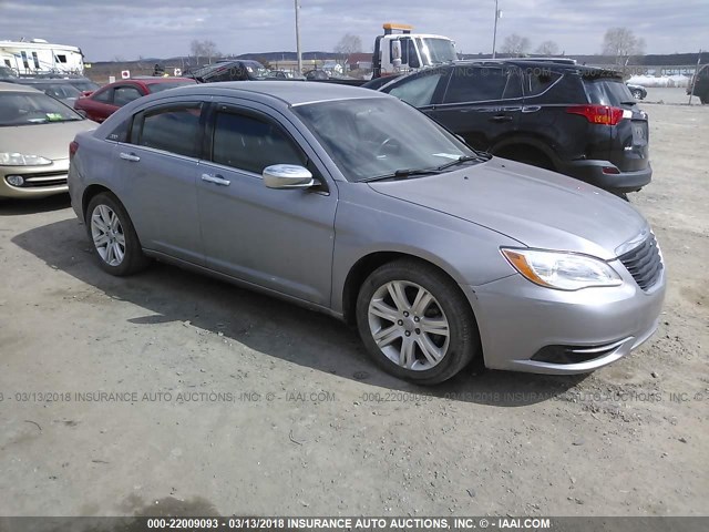 1C3CCBBB8DN696117 - 2013 CHRYSLER 200 TOURING SILVER photo 1