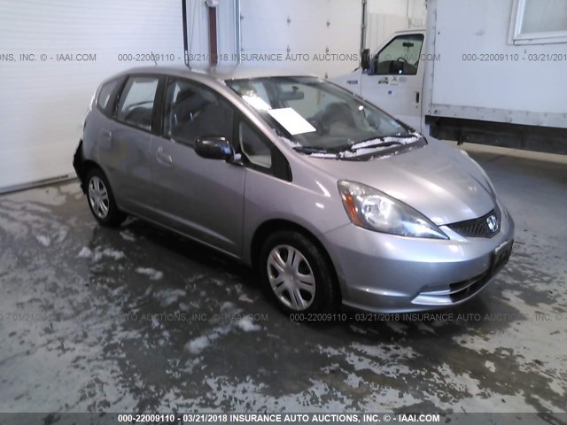 JHMGE8H24AS023502 - 2010 HONDA FIT SILVER photo 1