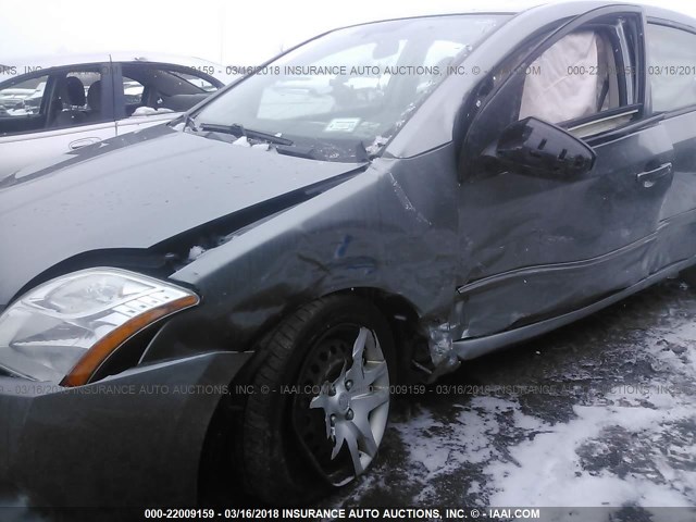 3N1AB6AP0BL674994 - 2011 NISSAN SENTRA 2.0/2.0S/SR/2.0SL GRAY photo 6