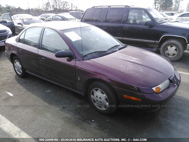 1G8ZH52802Z123306 - 2002 SATURN SL1 BURGUNDY photo 1