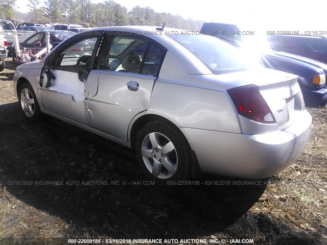 1G8AJ55F97Z100464 - 2007 SATURN ION LEVEL 2 SILVER photo 3