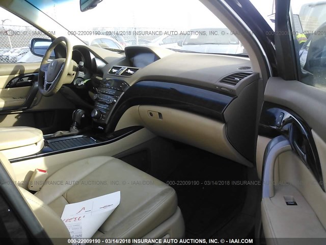 2HNYD28448H502523 - 2008 ACURA MDX TECHNOLOGY BLACK photo 5