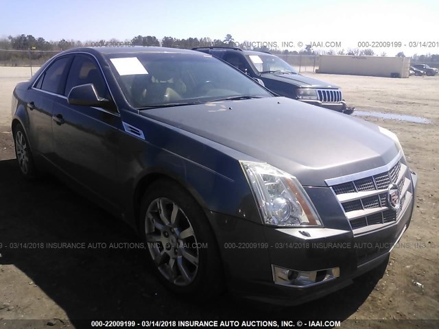 1G6DF577980207422 - 2008 CADILLAC CTS GRAY photo 1