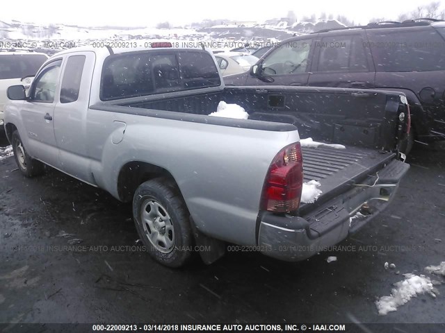 5TETX22N88Z588903 - 2008 TOYOTA TACOMA ACCESS CAB Silber Foto 3