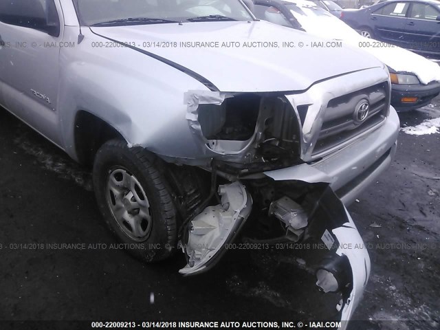 5TETX22N88Z588903 - 2008 TOYOTA TACOMA ACCESS CAB Silber Foto 6