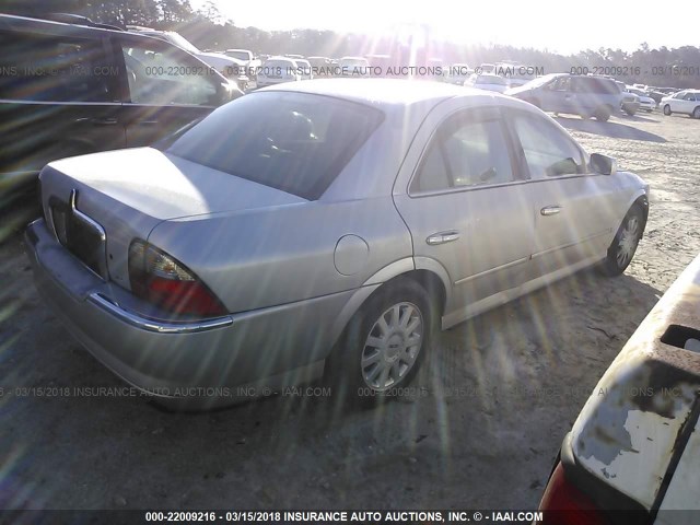 1LNHM86S73Y654297 - 2003 LINCOLN LS GRAY photo 4