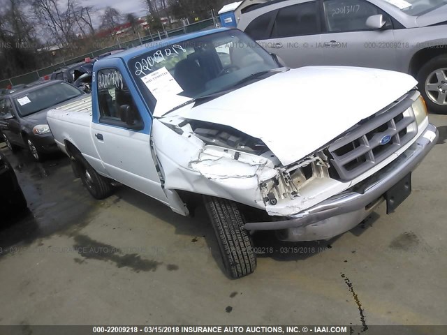 1FTCR10A1PUB61557 - 1993 FORD RANGER WHITE photo 1