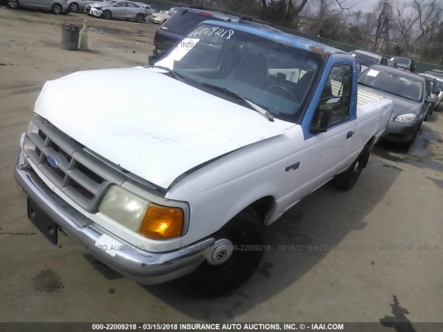 1FTCR10A1PUB61557 - 1993 FORD RANGER WHITE photo 2