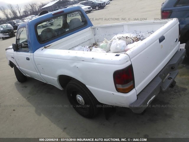 1FTCR10A1PUB61557 - 1993 FORD RANGER WHITE photo 3