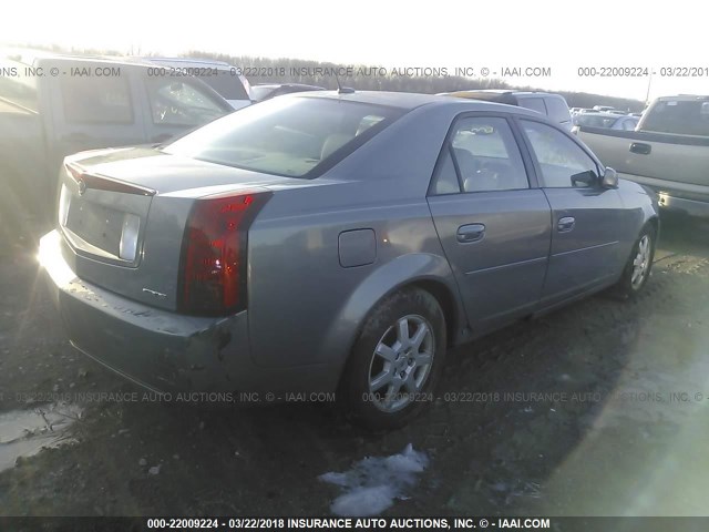 1G6DM57TX70181169 - 2007 CADILLAC CTS BLUE photo 4