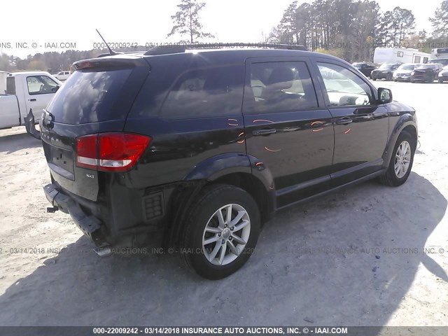 3C4PDDBG4DT504712 - 2013 DODGE JOURNEY SXT BLACK photo 4