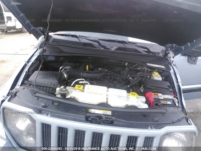 1C4PJMAK1CW134813 - 2012 JEEP LIBERTY SPORT 浅蓝色 照片 10