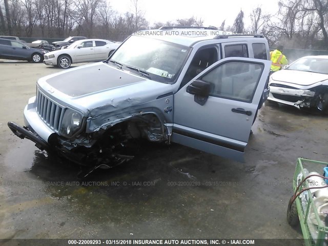 1C4PJMAK1CW134813 - 2012 JEEP LIBERTY SPORT 浅蓝色 照片 2