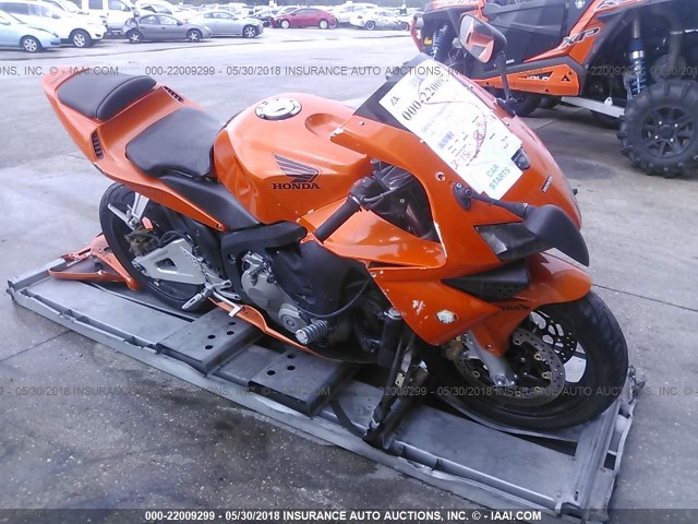 JH2PC37084M101919 - 2004 HONDA CBR600 RR ORANGE photo 1