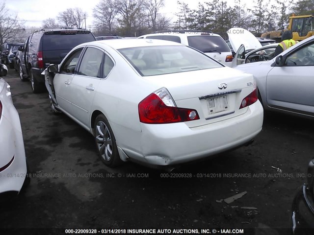 JNKAY01F27M450654 - 2007 INFINITI M35 SPORT WHITE photo 3