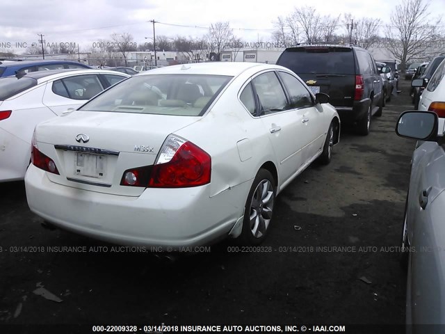 JNKAY01F27M450654 - 2007 INFINITI M35 SPORT WHITE photo 4