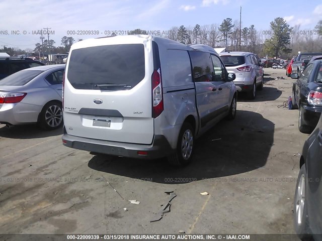 NM0LE7F74G1258258 - 2016 FORD TRANSIT CONNECT XLT SILVER photo 4