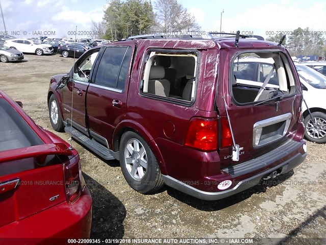 5LMFU27R54LJ16189 - 2004 LINCOLN NAVIGATOR MAROON photo 3