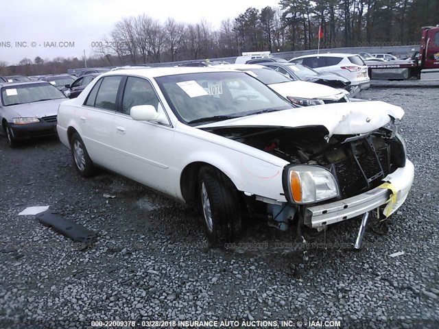 1G6KD54Y33U120126 - 2003 CADILLAC DEVILLE WHITE photo 1