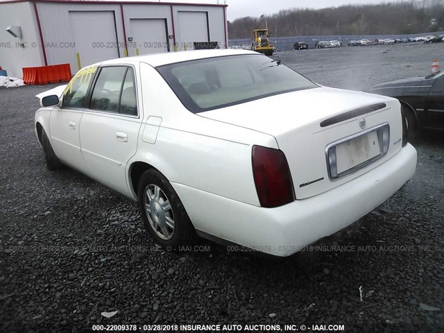 1G6KD54Y33U120126 - 2003 CADILLAC DEVILLE WHITE photo 3