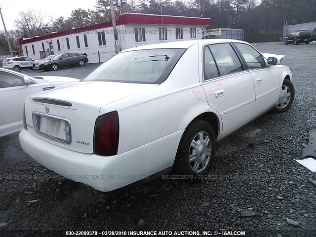 1G6KD54Y33U120126 - 2003 CADILLAC DEVILLE WHITE photo 4