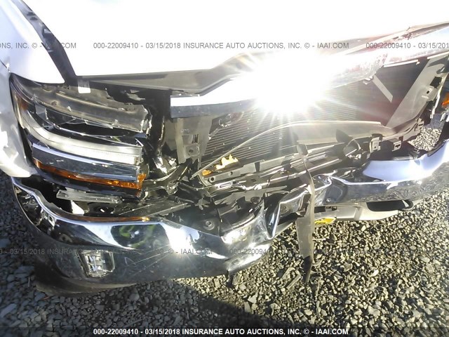 1GCVKREC2GZ215585 - 2016 CHEVROLET SILVERADO K1500 LT WHITE photo 6